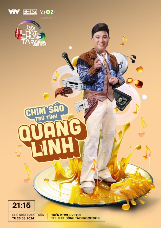 Ca sĩ Quang Linh cũng góp mặt trong chương trình