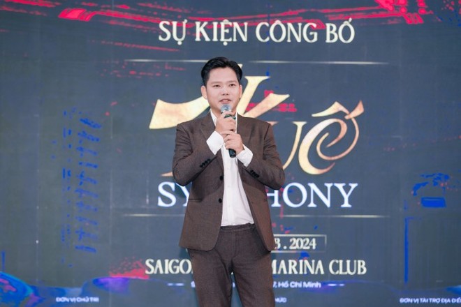 CEO Châu LE - Giám đốc sản xuất chương trình chia sẻ về &quot;Huế symphony&quot; tại sự kiện