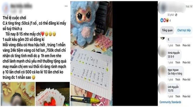 Hình ảnh minh họa tại buổi tổ chức livestream