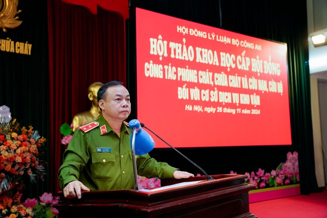 Hội thảo khoa học 'Công tác phòng cháy, chữa cháy và cứu nạn cứu hộ đối với cơ sở dịch vụ kho vận' ảnh 1