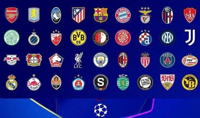 36 đội bóng dự Champions League 2024/25