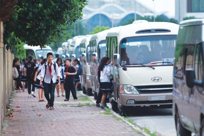 Hà Nội yêu cầu quản lý chặt chẽ xe đưa đón học sinh