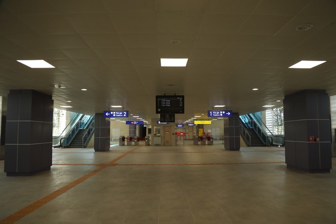 Nhà ga S8 Cầu Giấy metro Nhổn- Ga Hà Nội