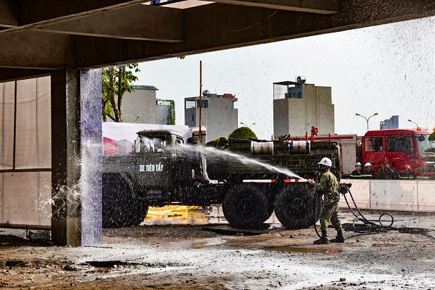 Hà Nội sẽ diễn tập tình huống ứng phó sự cố giả định phát tán khí Clo lỏng trong tháng 9/2023 Hà Nội sẽ diễn tập tình huống ứng phó sự cố giả định phát tán khí Clo lỏng trong tháng 9/2023