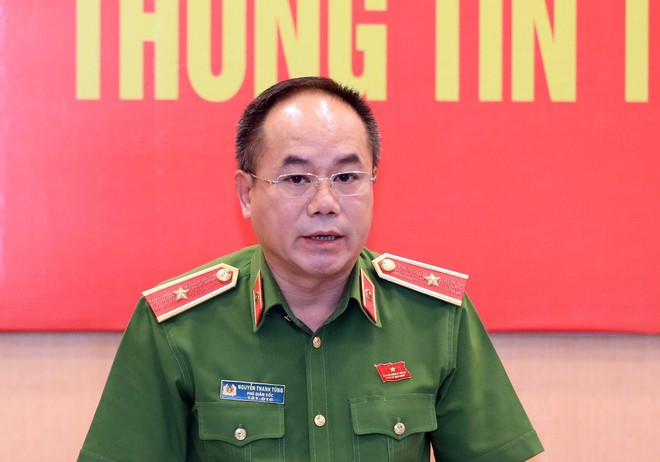 Thiếu tướng Nguyễn Thanh Tùng, Phó Giám đốc Công an TP Hà Nội. Ảnh: Quang Phong