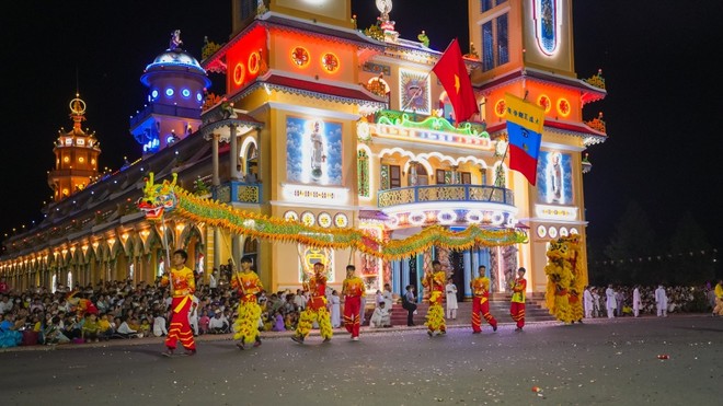 Hội Yến Diêu Trì Cung năm nay sẽ đánh dấu lịch sử 100 năm của đạo Cao Đài. Ảnh: Sun World Ba Den Mountain Hội Yến Diêu Trì Cung năm nay sẽ đánh dấu lịch sử 100 năm của đạo Cao Đài. Ảnh: Sun World Ba Den Mountain