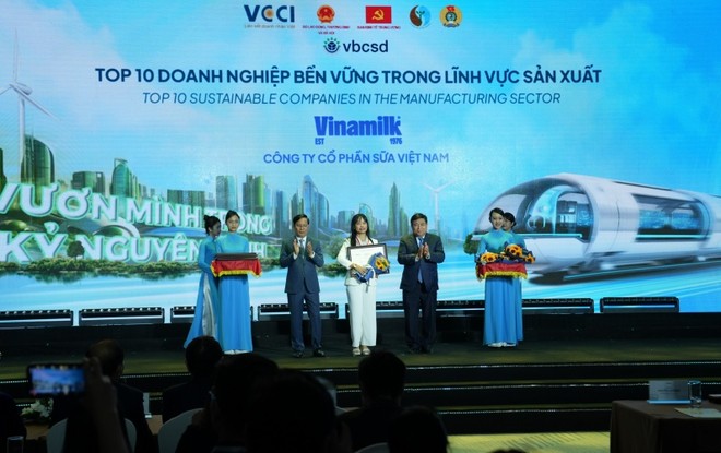 Vinamilk nằm trong Top 10 Doanh nghiệp bền vững trong lĩnh vực sản xuất tại CSI 2024 năm thứ 9 liên tiếp Vinamilk nằm trong Top 10 Doanh nghiệp bền vững trong lĩnh vực sản xuất tại CSI 2024 năm thứ 9 liên tiếp