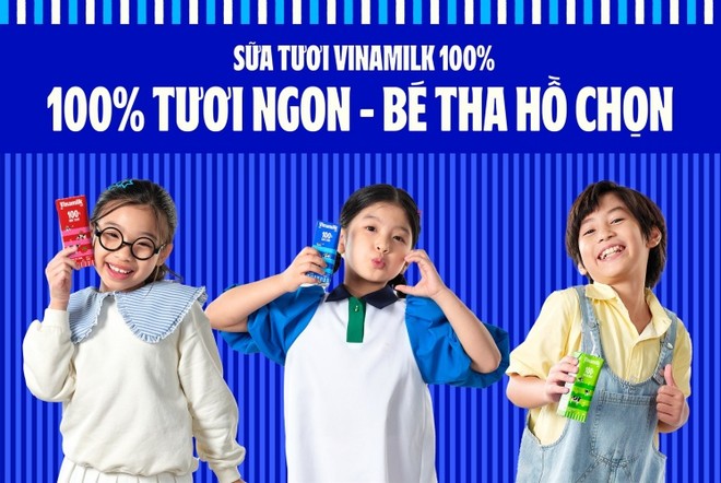 Chiến dịch truyền thông “Sữa tươi Vinamilk 100% - Vắt mỗi ngày&quot;