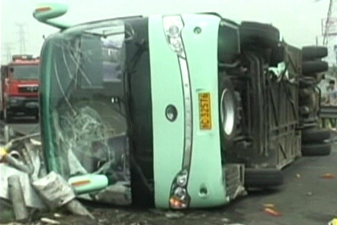 Hiện trường 1 vụ tai nạn giao thông ở Trung Quốc. Ảnh minh họa Hiện trường 1 vụ tai nạn giao thông ở Trung Quốc. Ảnh minh họa