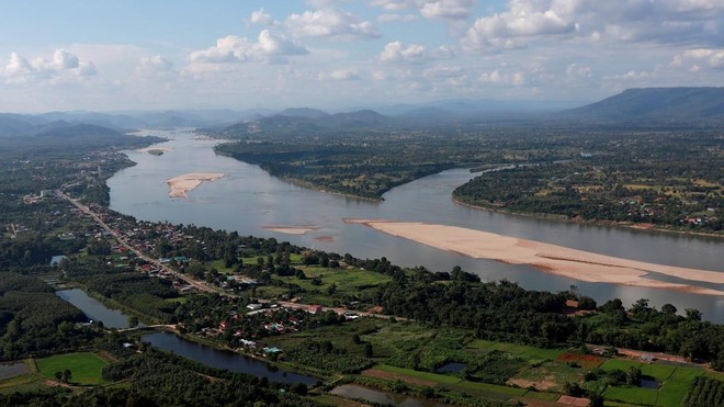 Sông Mekong ở khu vực biên giới Thái Lan và Lào. Ảnh minh họa