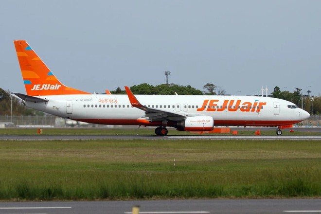 Một chiếc máy bay của Hãng hàng không Jeju Air. Ảnh minh họa