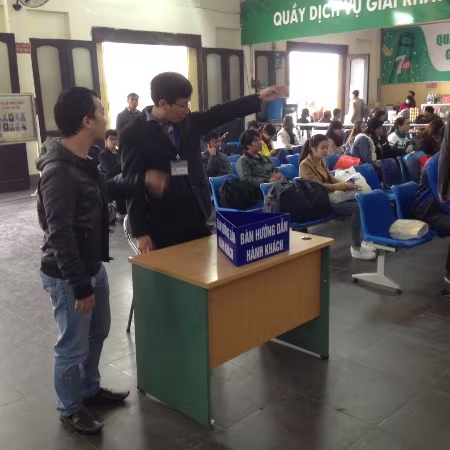 Ngày "mở hàng" năm mới ở bến xe quy mô nhất nhì Hà thành ảnh 3 Ngày "mở hàng" năm mới ở bến xe quy mô nhất nhì Hà thành ảnh 3
