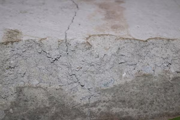 Đường vừa làm xong đã… nứt ảnh 2