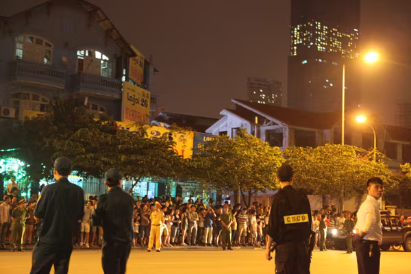 An ninh thắt chặt tại khách sạn nơi đoàn tổng thống Hoa Kỳ lưu trú ảnh 2 An ninh thắt chặt tại khách sạn nơi đoàn tổng thống Hoa Kỳ lưu trú ảnh 2