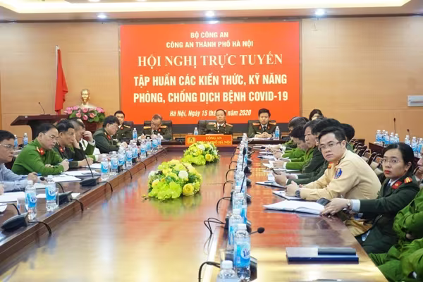 Bộ Công an tập huấn công tác phòng, chống dịch bệnh Covid-19 ảnh 4 Bộ Công an tập huấn công tác phòng, chống dịch bệnh Covid-19 ảnh 4