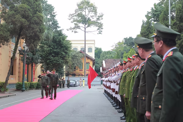 Đại tướng Tô Lâm, Bộ trưởng Bộ Công an kiểm tra công tác Công an Hà Nội ảnh 2