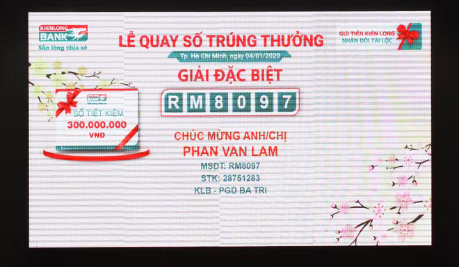 313 khách hàng gửi tiết kiệm Kienlongbank trúng thưởng 2,7 tỷ đồng ảnh 1 313 khách hàng gửi tiết kiệm Kienlongbank trúng thưởng 2,7 tỷ đồng ảnh 1