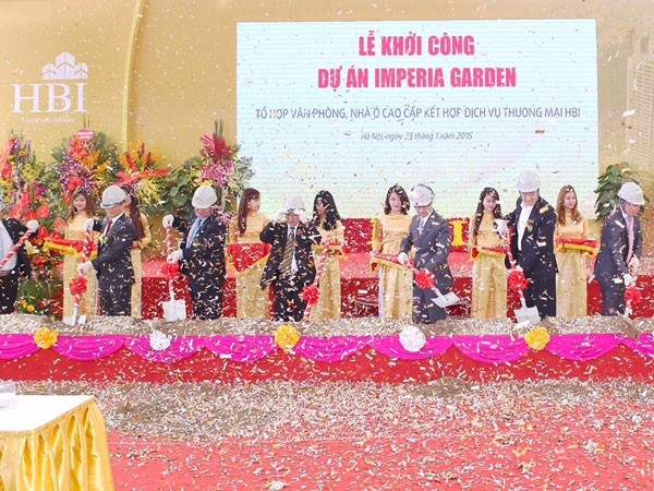 Khởi công dự án tổ hợp cao cấp Imperia Garden ảnh 1 Khởi công dự án tổ hợp cao cấp Imperia Garden ảnh 1