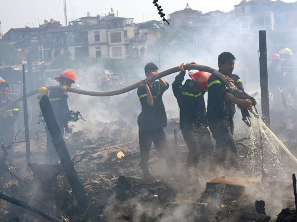 Ra mắt Đội chữa cháy chuyên nghiệp quận Ba Đình ảnh 1