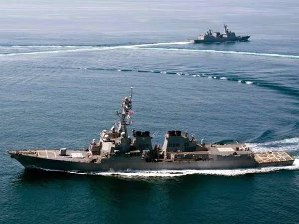 Tàu Hải quân Mỹ hoàn tất tuần tra đảo nhân tạo trên Biển Đông ảnh 1 Tàu Hải quân Mỹ hoàn tất tuần tra đảo nhân tạo trên Biển Đông ảnh 1