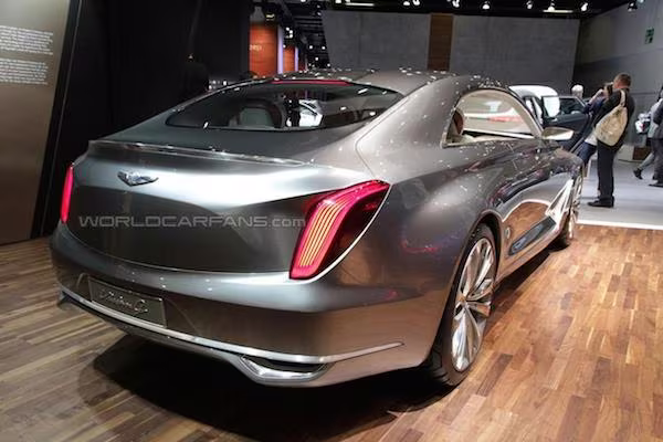 Hyundai tính chen chân vào thị trường xe sang bằng Vision G Coupe Concept ảnh 2 Hyundai tính chen chân vào thị trường xe sang bằng Vision G Coupe Concept ảnh 2