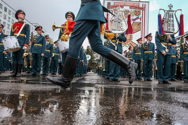 Ảnh, video quân đội Nga ráo riết chuẩn bị cho duyệt binh "Ngày Chiến thắng" ảnh 4