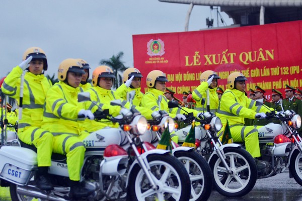 Phương tiện, khí tài hiện đại tham gia bảo vệ IPU 132 ảnh 10 Phương tiện, khí tài hiện đại tham gia bảo vệ IPU 132 ảnh 10
