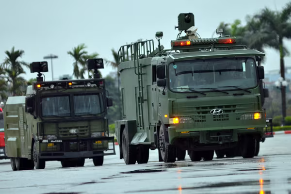 Phương tiện, khí tài hiện đại tham gia bảo vệ IPU 132 ảnh 15 Phương tiện, khí tài hiện đại tham gia bảo vệ IPU 132 ảnh 15