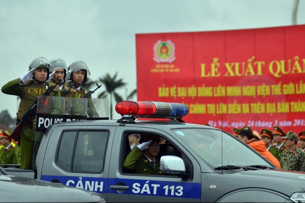 Phương tiện, khí tài hiện đại tham gia bảo vệ IPU 132 ảnh 21 Phương tiện, khí tài hiện đại tham gia bảo vệ IPU 132 ảnh 21