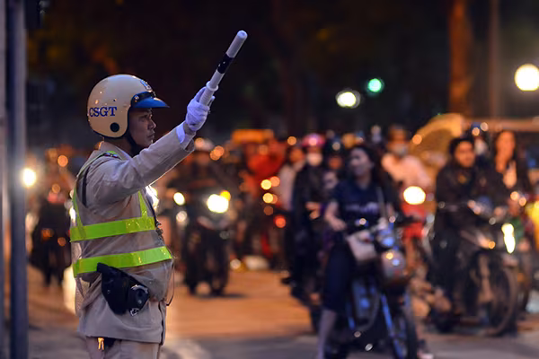 Xem Công an Hà Nội dẫn đoàn, đảm bảo an ninh Lễ Khai mạc IPU 132 ảnh 7