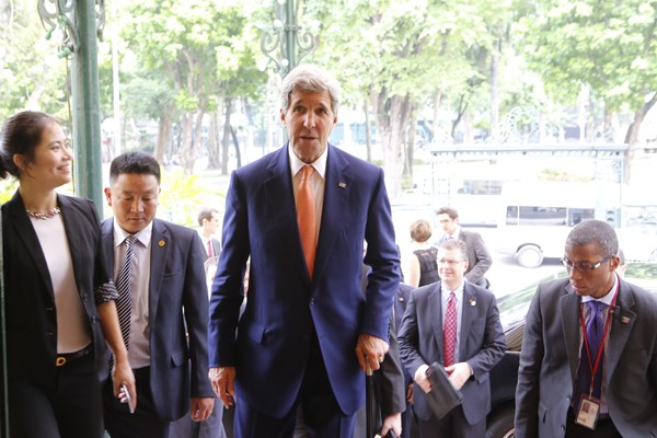 Ngoại trưởng Mỹ John Kerry hội đàm cùng Phó Thủ tướng, Bộ trưởng Ngoại giao Phạm Bình Minh ảnh 1 Ngoại trưởng Mỹ John Kerry hội đàm cùng Phó Thủ tướng, Bộ trưởng Ngoại giao Phạm Bình Minh ảnh 1