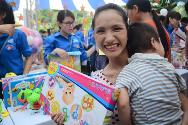 Tết Trung thu xúc động tại Bệnh viện Nhi Trung ương ảnh 3