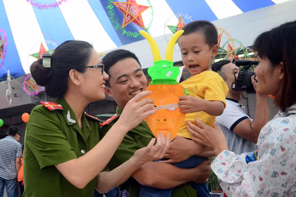 Tết Trung thu xúc động tại Bệnh viện Nhi Trung ương ảnh 6