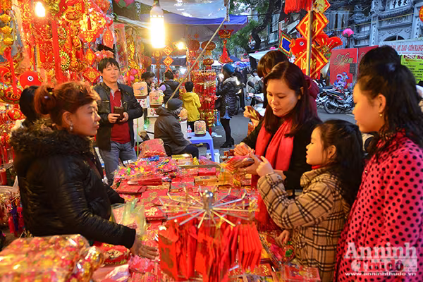 Chợ hoa Hàng Lược vào xuân ảnh 9