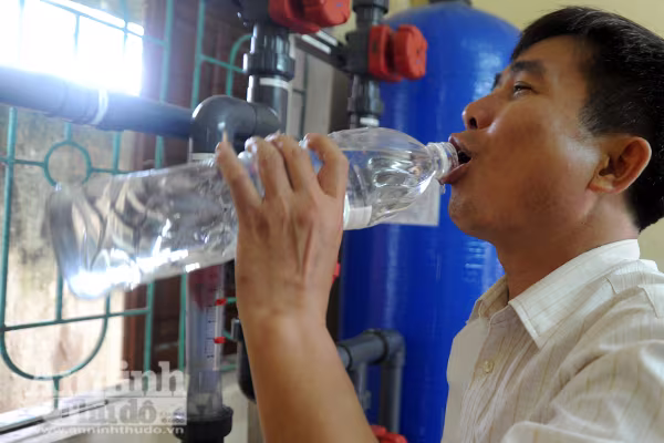 Cận cảnh công nghệ xử lý nước hồ và lọc nước uống được tại vòi được đặt hàng riêng cho Hà Nội ảnh 10