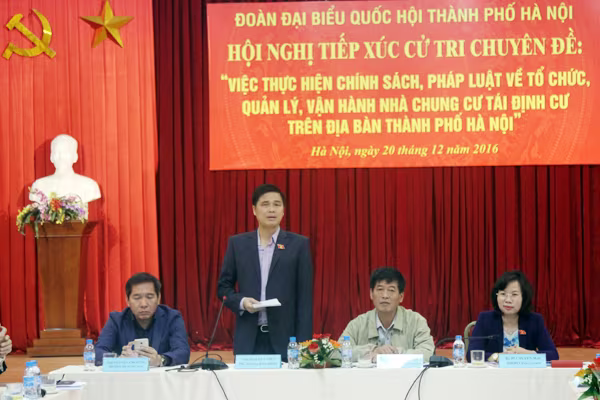Hà Nội: Hoàn thành việc thành lập Ban quản trị nhà chung cư tái định cư trước tháng 4-2017 ảnh 1 Hà Nội: Hoàn thành việc thành lập Ban quản trị nhà chung cư tái định cư trước tháng 4-2017 ảnh 1