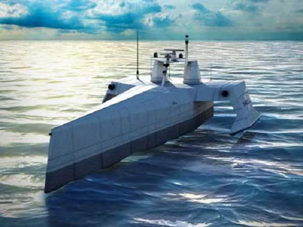 Bất an với tàu ngầm Nga và Trung Quốc, Mỹ triển khai tàu tuần tra chống ngầm không người lái  ảnh 1