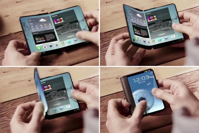 Samsung chuẩn bị ra mắt smartphone gập lại được? ảnh 2 Samsung chuẩn bị ra mắt smartphone gập lại được? ảnh 2