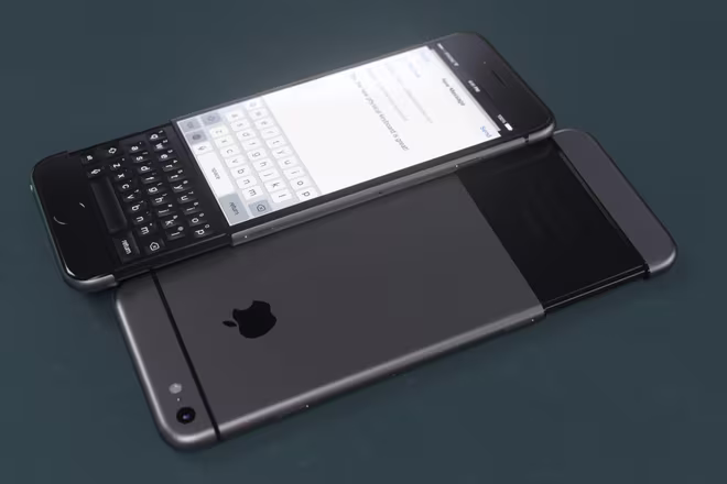 Concept iPhone 7 lấy cảm hứng từ BlackBerry Priv ảnh 4 Concept iPhone 7 lấy cảm hứng từ BlackBerry Priv ảnh 4