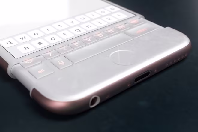 Concept iPhone 7 lấy cảm hứng từ BlackBerry Priv ảnh 8 Concept iPhone 7 lấy cảm hứng từ BlackBerry Priv ảnh 8