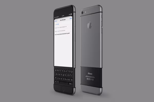 Concept iPhone 7 lấy cảm hứng từ BlackBerry Priv ảnh 1