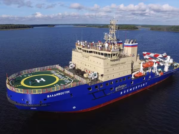 "Vladivostok" – tàu phá băng mạnh nhất thế giới của Nga ảnh 1 "Vladivostok" – tàu phá băng mạnh nhất thế giới của Nga ảnh 1