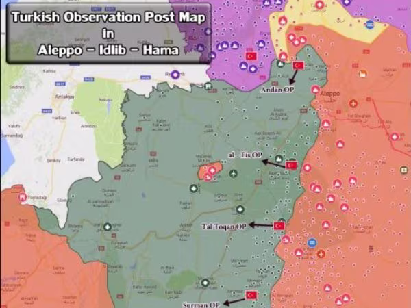 Thổ Nhĩ Kỳ vừa thiết lập một số trạm quan sát ở miền bắc Syria ảnh 1 Thổ Nhĩ Kỳ vừa thiết lập một số trạm quan sát ở miền bắc Syria ảnh 1