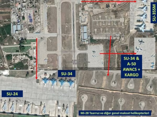 Ảnh vệ tinh tiết lộ Nga triển khai nhiều chiến đấu cơ đến căn cứ Hmeimim ảnh 1