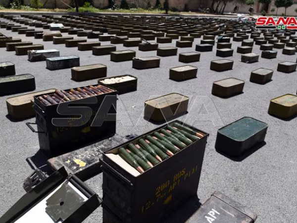 SAA phát hiện kho vũ khí lớn ở Nam Syria ảnh 1