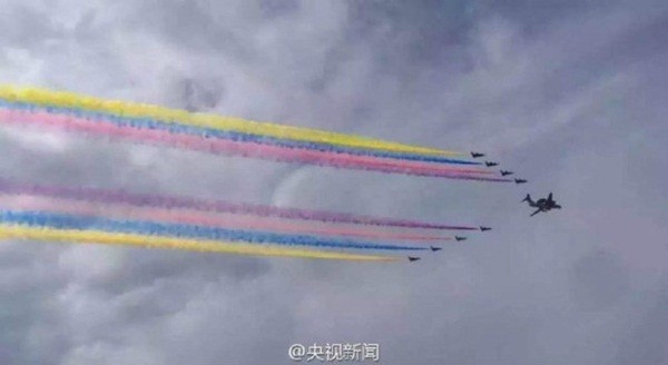Chùm ảnh: Trung Quốc "khoe" buổi diễn tập duyệt binh chào mừng lễ kỷ niệm Thế chiến II ảnh 3 Chùm ảnh: Trung Quốc "khoe" buổi diễn tập duyệt binh chào mừng lễ kỷ niệm Thế chiến II ảnh 3