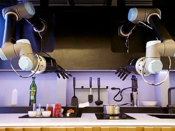 Chế tạo thành công cánh tay robot làm bếp ảnh 1 Chế tạo thành công cánh tay robot làm bếp ảnh 1