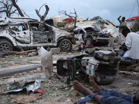 Đánh bom khánh sạn ở Somalia, 15 người chết ảnh 1 Đánh bom khánh sạn ở Somalia, 15 người chết ảnh 1