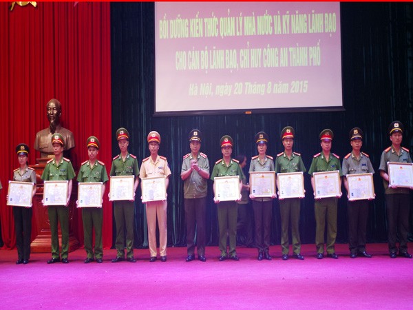 CATP Hà Nội: Điểm sáng trong bồi dưỡng, chuẩn hóa cán bộ ảnh 1 CATP Hà Nội: Điểm sáng trong bồi dưỡng, chuẩn hóa cán bộ ảnh 1