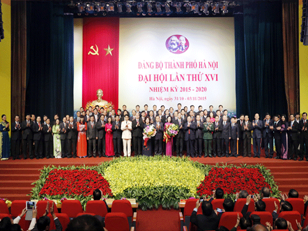 Bế mạc Đại hội lần thứ XVI Đảng bộ TP Hà Nội: Kết tinh trí tuệ, vững bước tiến lên phía trước ảnh 1 Bế mạc Đại hội lần thứ XVI Đảng bộ TP Hà Nội: Kết tinh trí tuệ, vững bước tiến lên phía trước ảnh 1